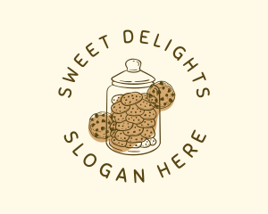 Chocolate Chip Cookie Jar logo design