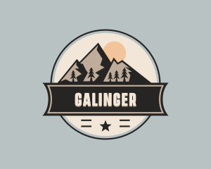 Trekking - Mountain Trekking Wilderness logo design