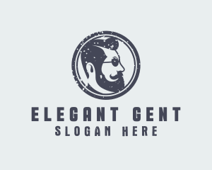 Hipster Cool Gentleman logo design