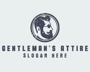 Hipster Cool Gentleman logo design