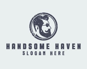 Hipster Cool Gentleman logo design