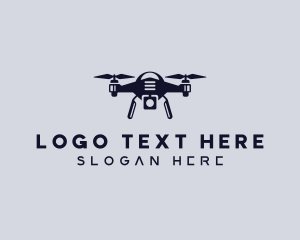 Surveillance Rotorcraft Drone  logo design