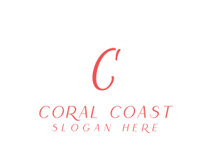 Coral - Elegant Cursive Spa logo design