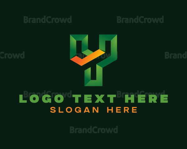 Professional  Business 3D Letter Y Logo