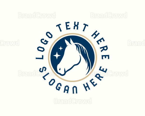 Equine Mare Horse Logo