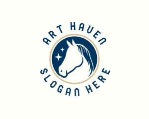 Equine Mare Horse  logo design