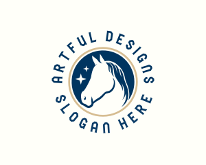 Equine Mare Horse  logo design