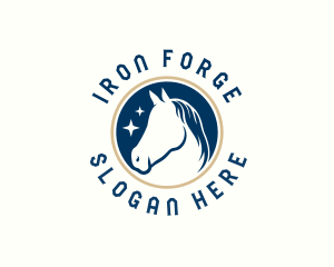 Equine Mare Horse  logo design