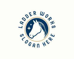 Equine Mare Horse  logo design