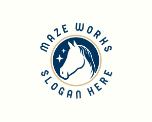 Equine Mare Horse  logo design