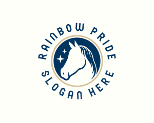 Equine Mare Horse  logo design