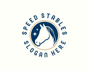 Horse Racing - Equine Mare Horse logo design