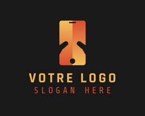 Gradient Phone Vlog Logo