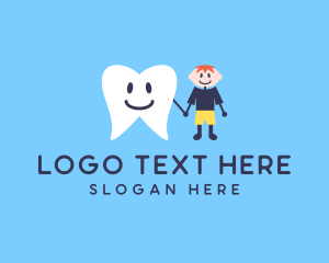 Pedodontics - Tooth Dental Clinic logo design