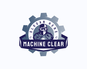 Welder - Gear Machine Welder logo design