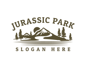 Mountain Park Hiking logo design