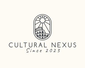 Culture - Colosseum Arena Ruins logo design