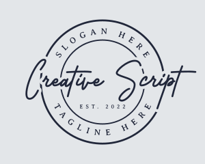 Premium Script Lifestyle logo design