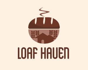 Wheat Bread House  logo design