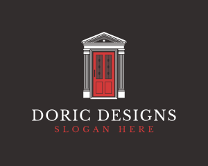 House Door Interior Design  logo design