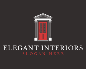 House Door Interior Design  logo design