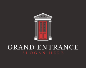 Entrance - House Door Interior Design logo design