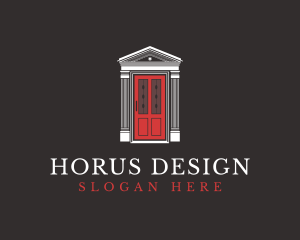 House Door Interior Design  logo design