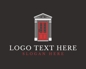 House Door Interior Design  Logo