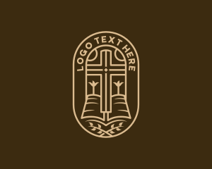 Preaching - Cross Christian Ministry logo design
