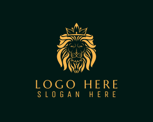 Beast - Monarch Crown Lion logo design