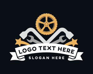 Tire - Automotive Car Tire Workshop logo design