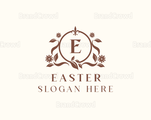 Floral Boutique Ornament Logo