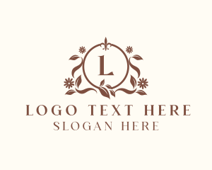 Massage - Floral Boutique Ornament logo design