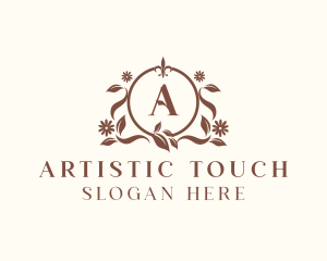 Floral Boutique Ornament logo design