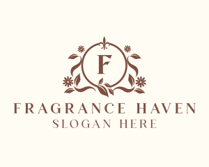 Floral Boutique Ornament logo design