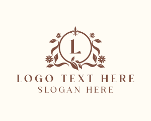 Therapy - Floral Boutique Ornament logo design
