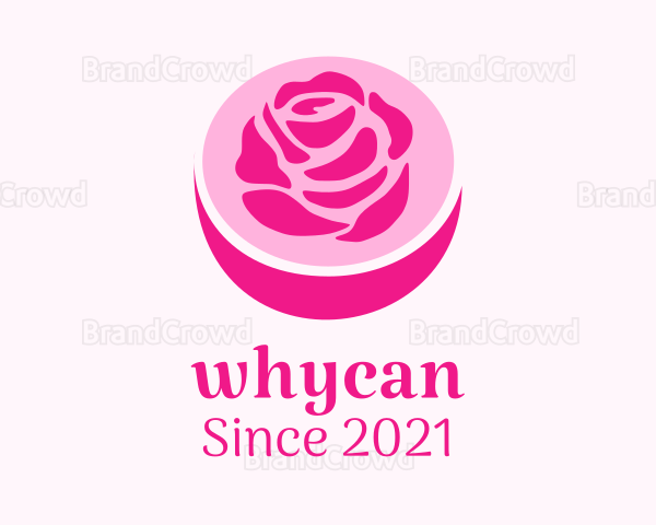 Rose Flower Pot Logo