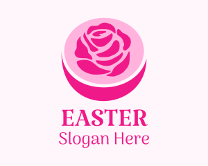 Rose Flower Pot Logo