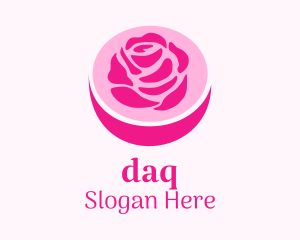 Rose Flower Pot Logo