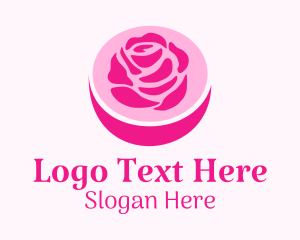 Rose Flower Pot Logo