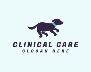 Running Dog Puppy logo design