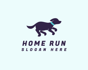 Running Dog Puppy logo design