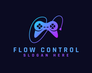 Gaming Console Controller Gadget logo design