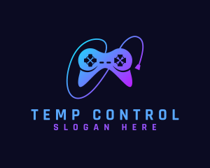 Gaming Console Controller Gadget logo design