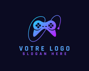 Streamer - Gaming Console Controller Gadget logo design