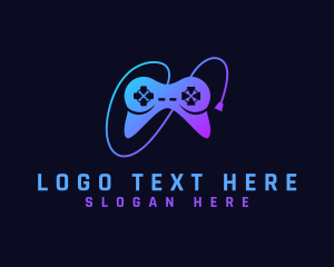Playstation - Gaming Console Controller Gadget logo design