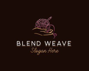 Hand Yarn Sewing logo design