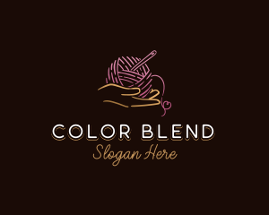 Patchwork - Hand Yarn Sewing logo design