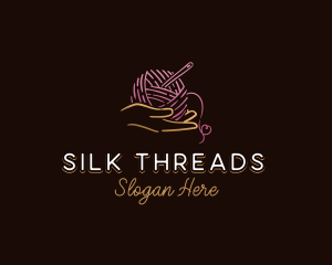 Hand Yarn Sewing logo design