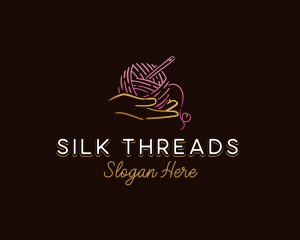 Weaving - Hand Yarn Sewing logo design